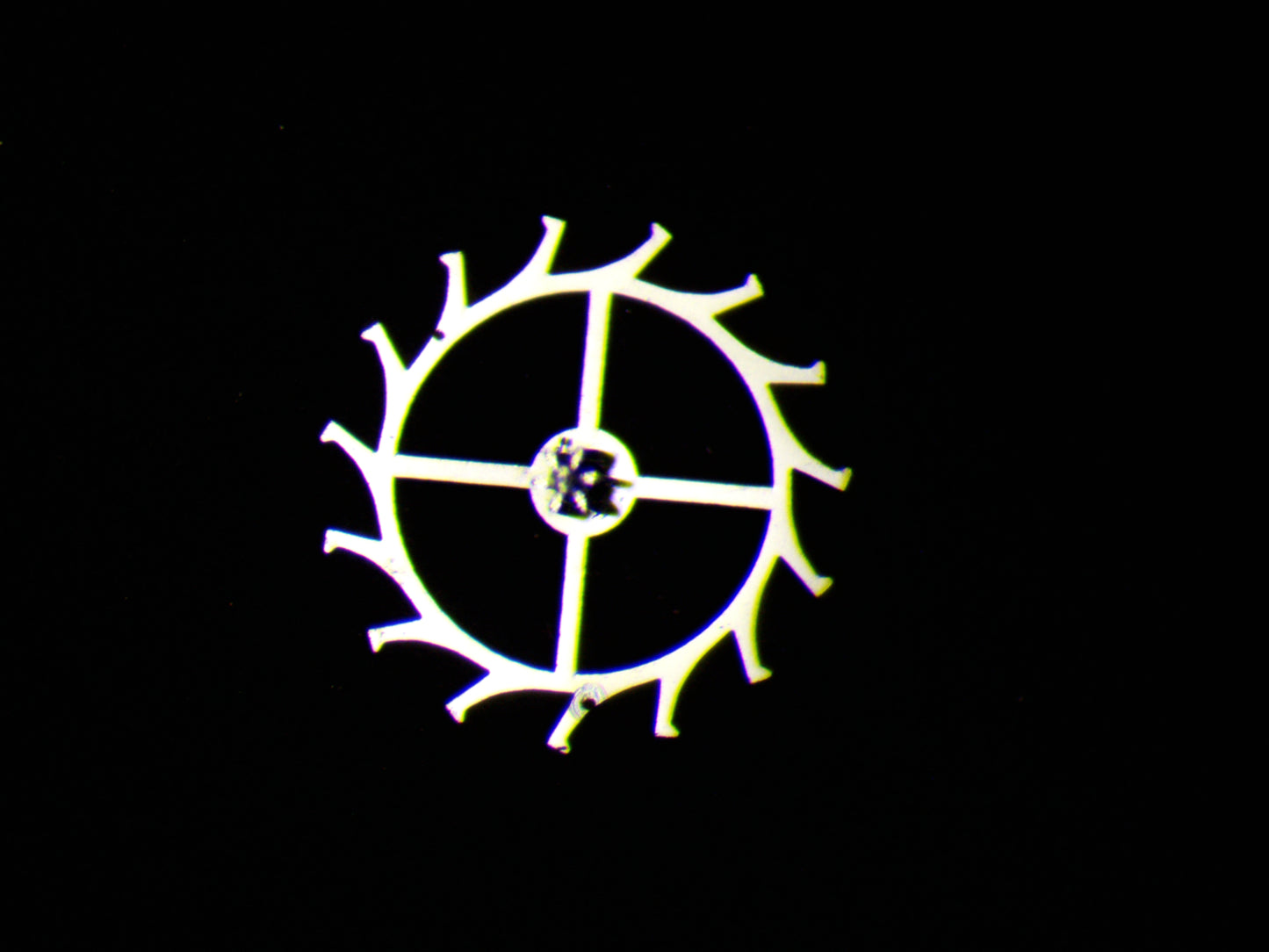 Omega Cal. 650 0705 Escape wheel and pinion