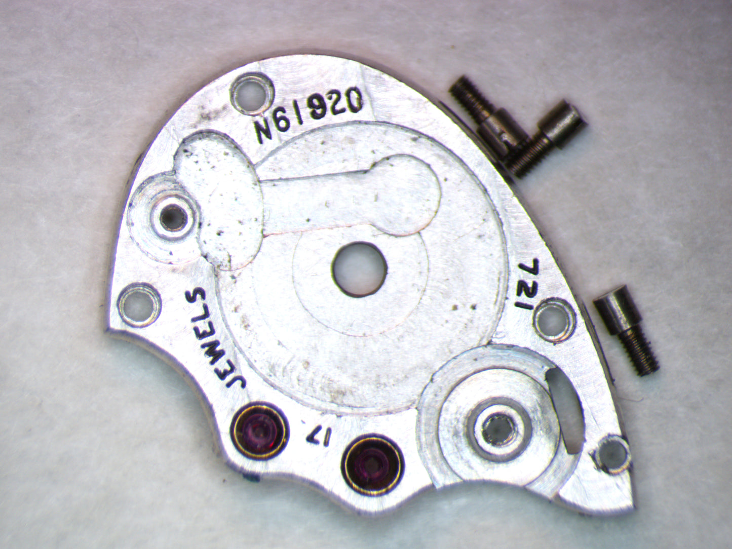 Hamilton 721 0106 Barrel and train wheel bridge w/screws