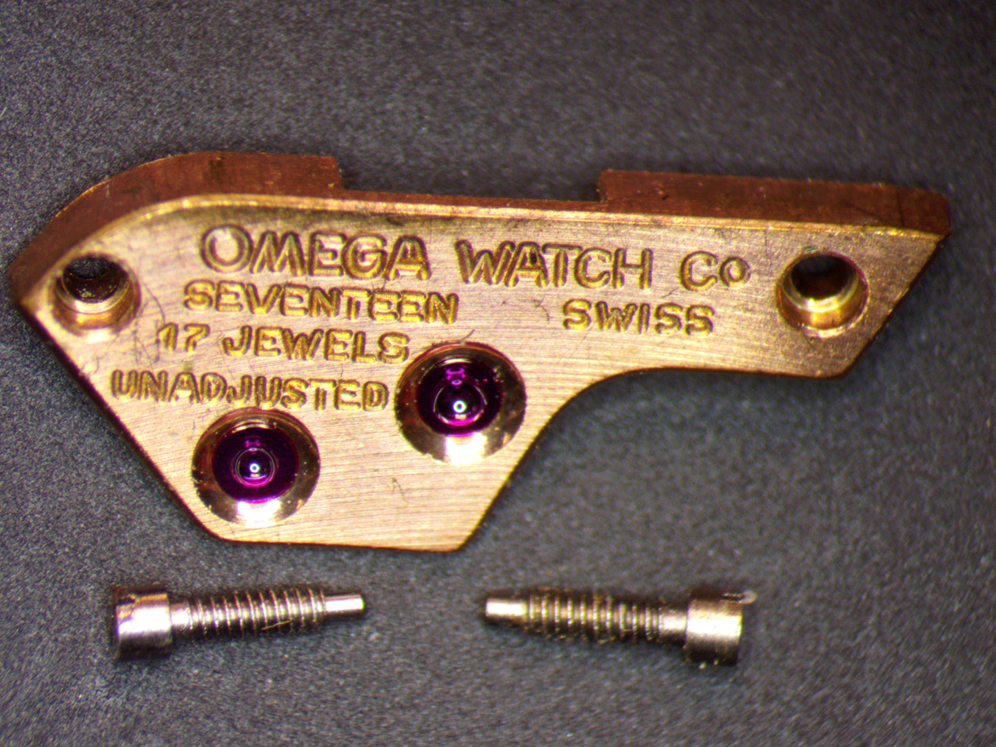 Omega Cal. 212 0110 Train Wheel Bridge w/screw