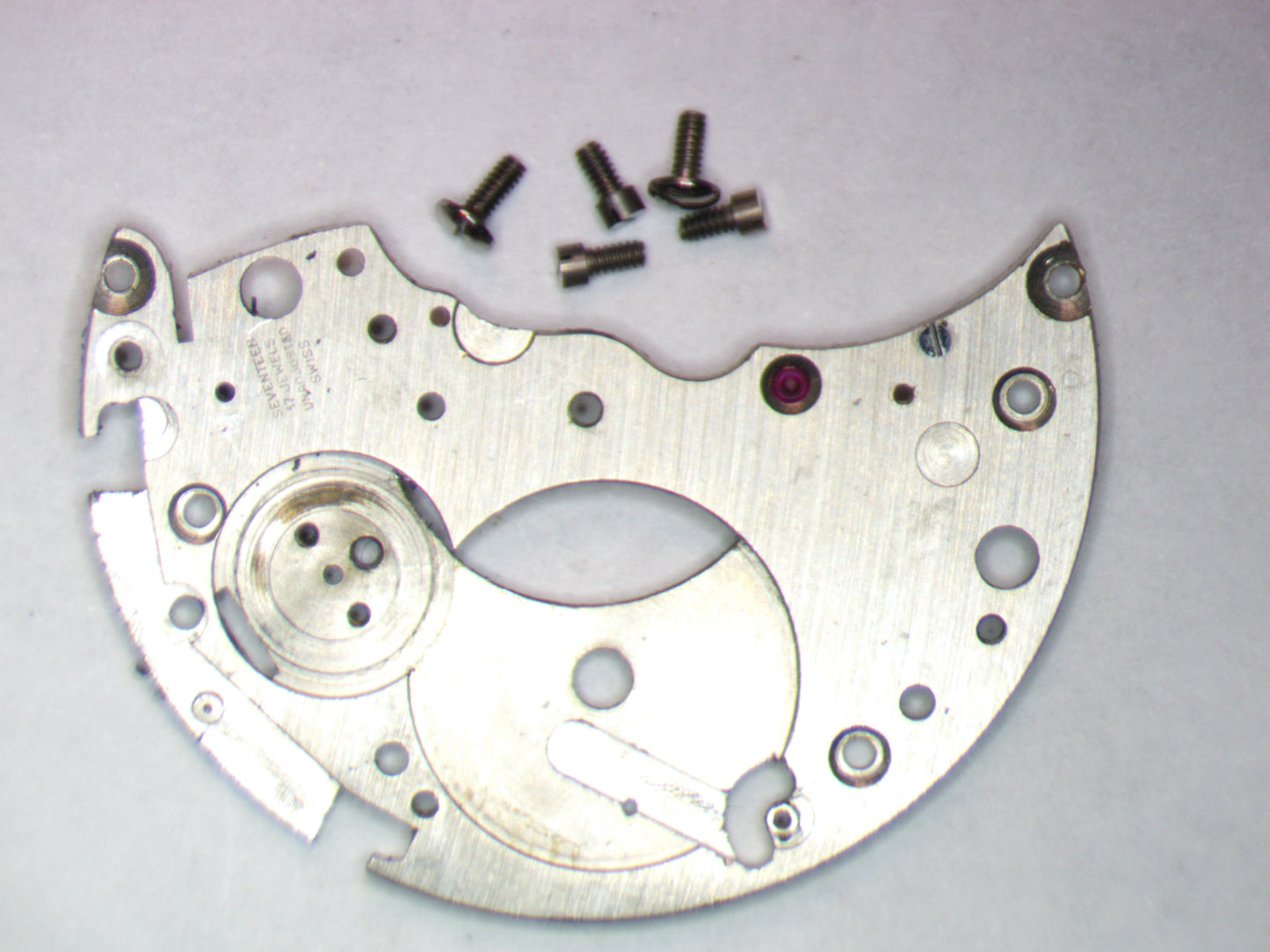 Venus 188 0106 Barrel and train wheel bridge w/screws