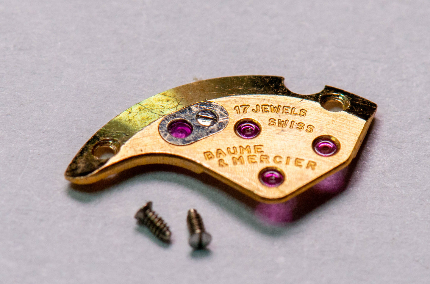 Baume & Mercier 775 0110 Train Wheel Bridge w/screws