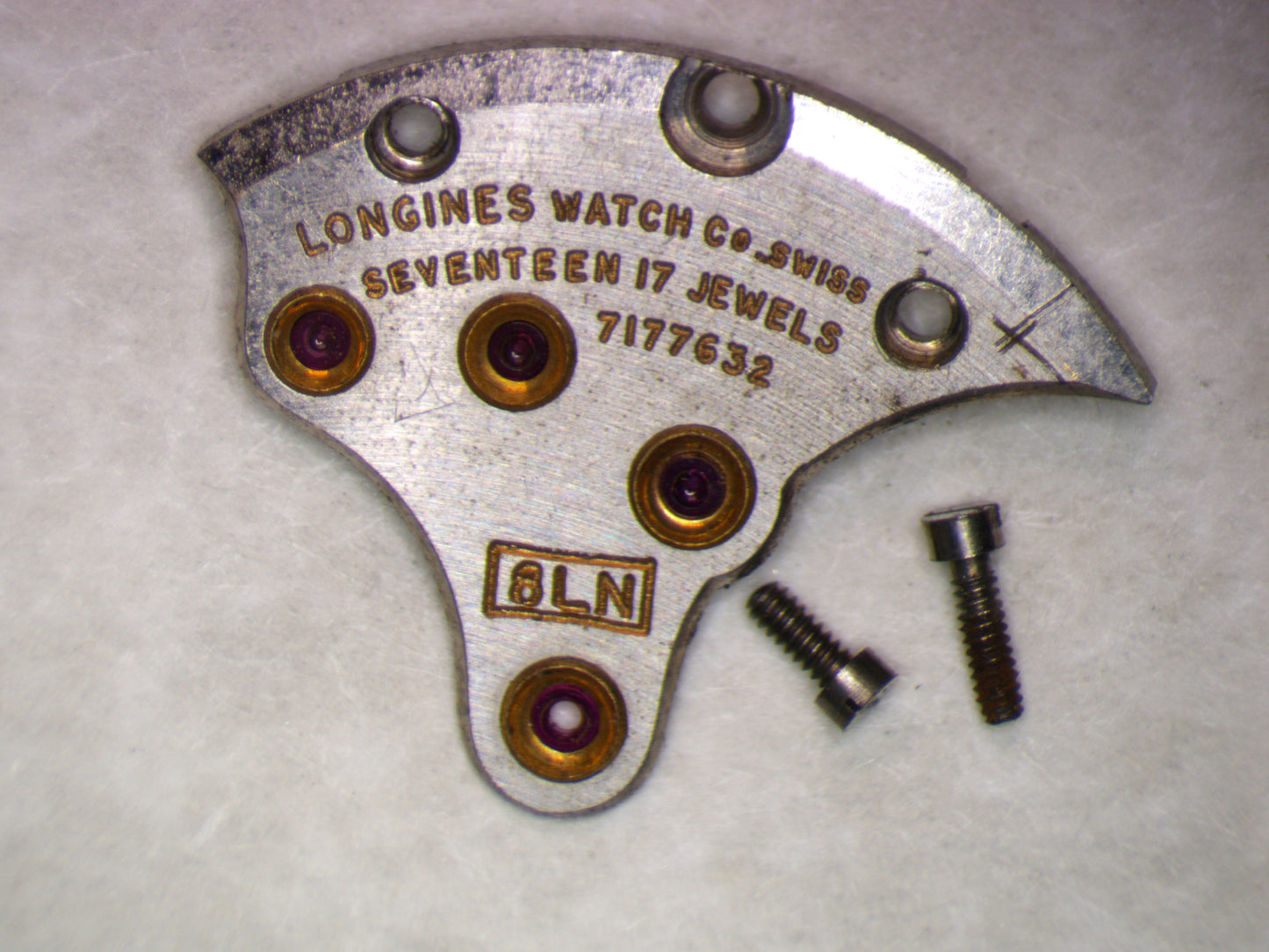 Longines 8LN 0110 Train Wheel Bridge w/screws