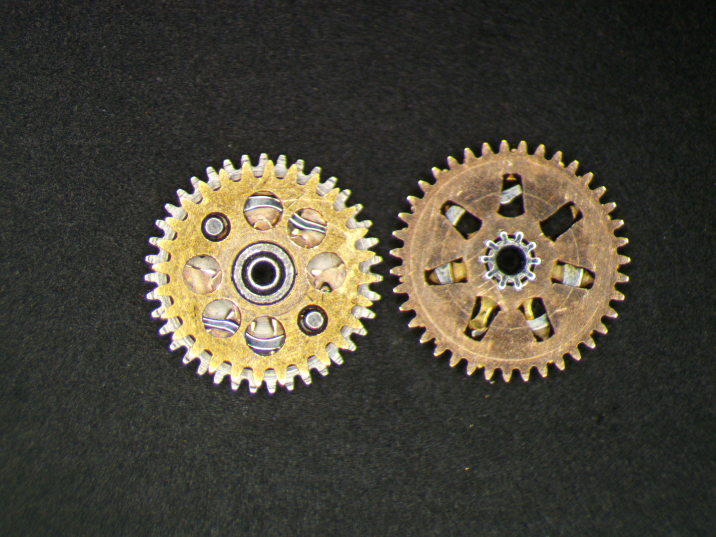 Benrus FE2D5 ETA 2451 1488 Pawl Winding Wheels pair