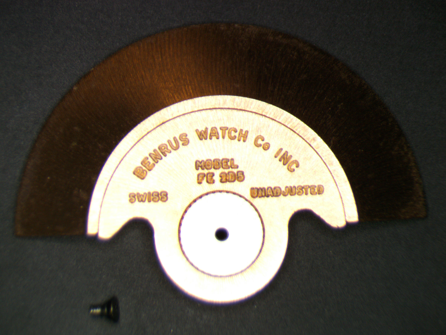 Benrus FE2D5 ETA 2451 1143 Oscillating weight w/screw