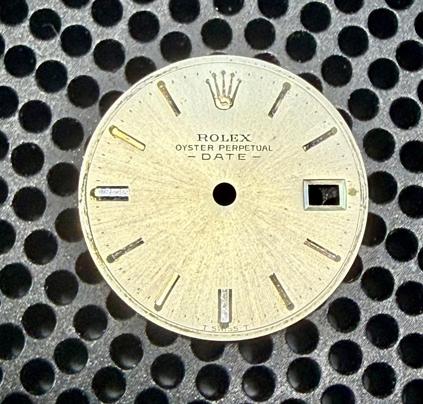 Rolex Oyster Perpetual Date Ladies 20.8mm Silver Dial Silver Stick 6917, MINT