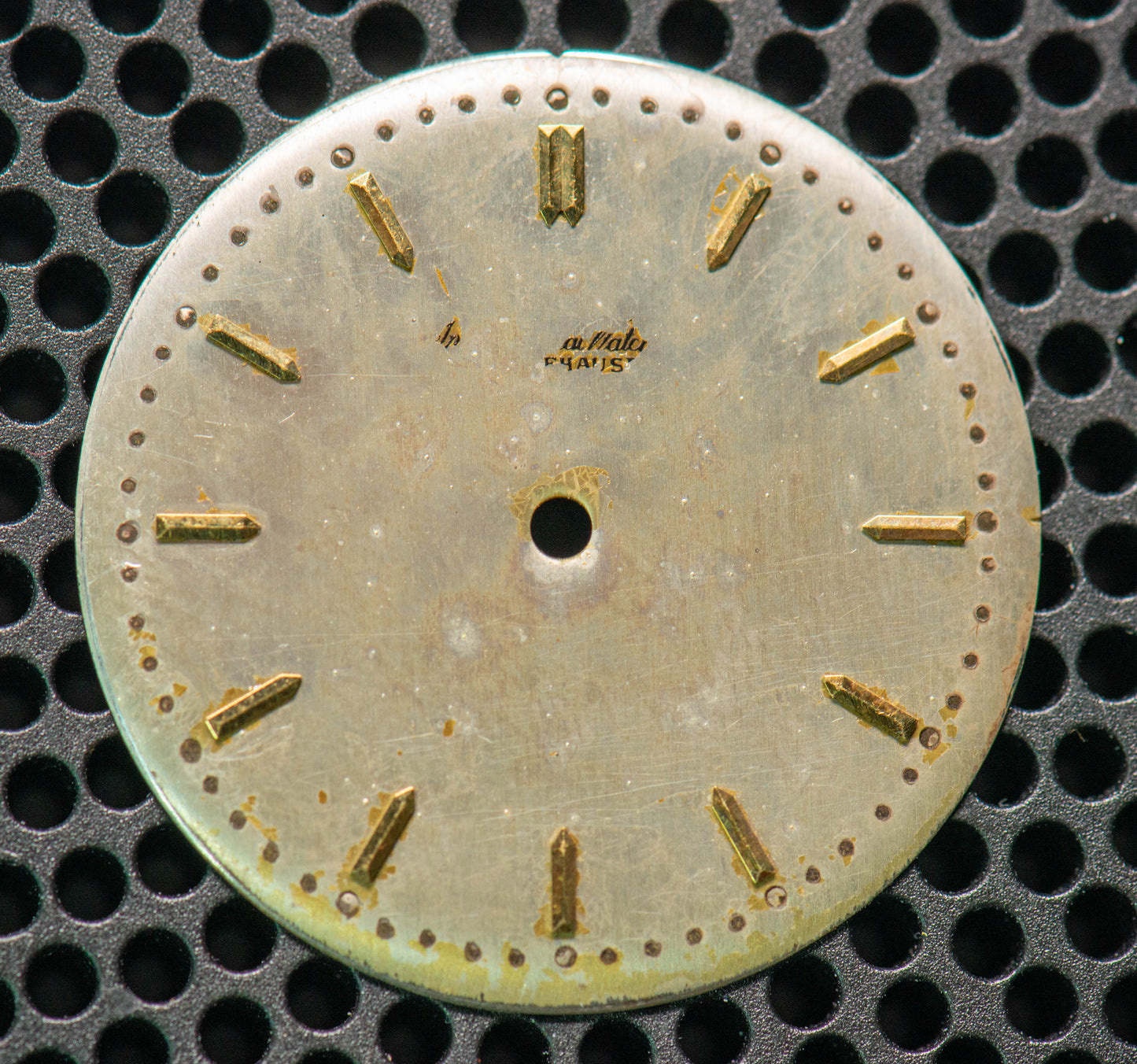 IWC 852 Dial 29.8mm Original missing branding