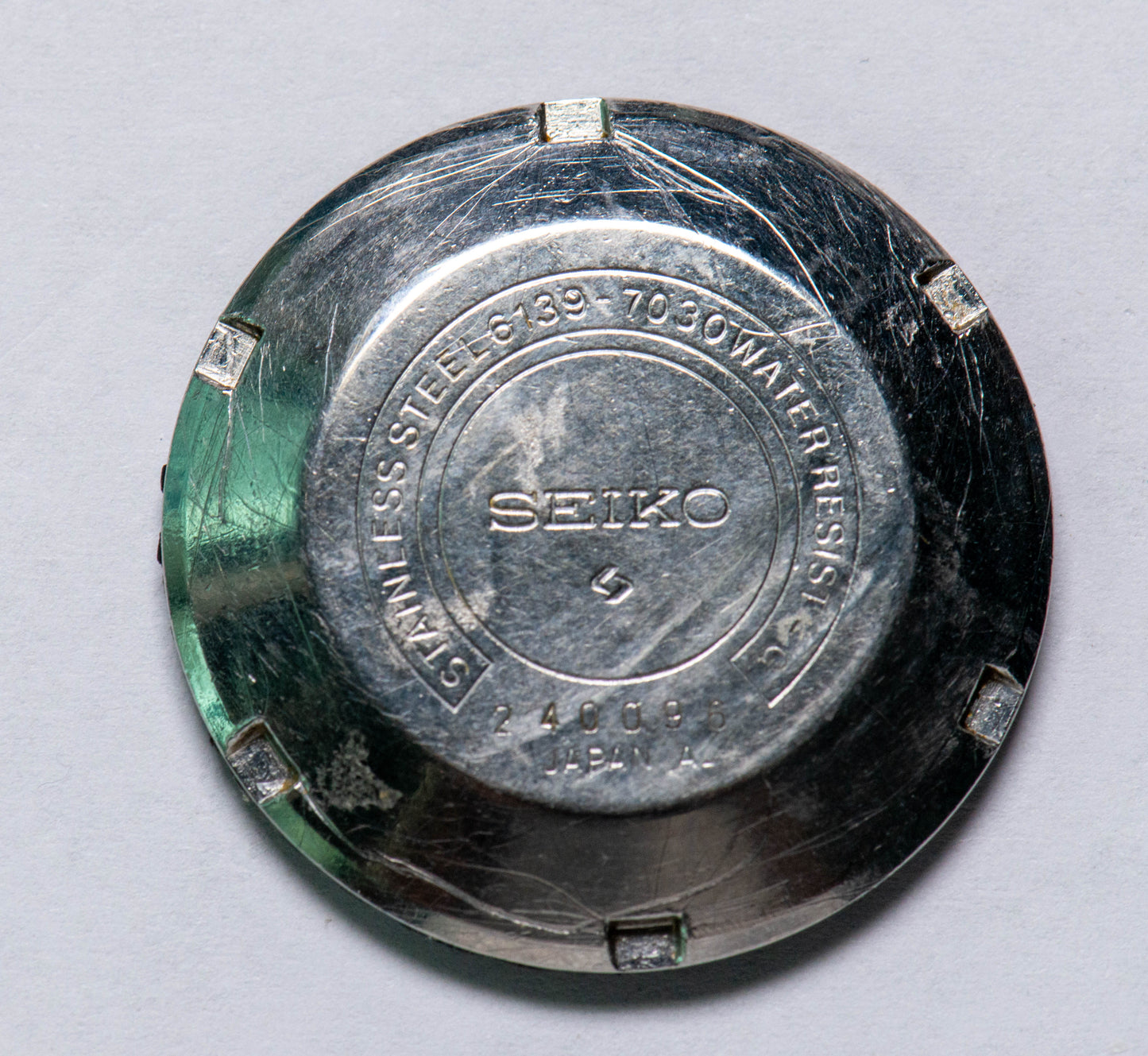 Seiko 6139B 8002 Watch case back