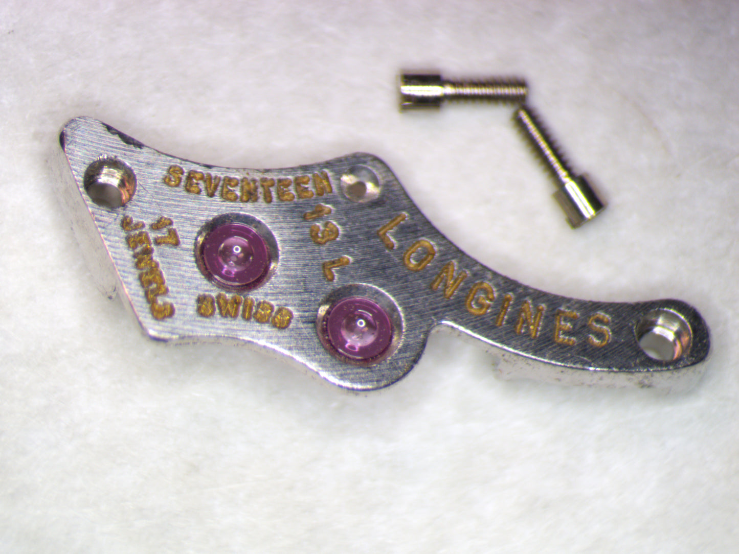 Longines 13L 0110 Train Wheel Bridge w/screws