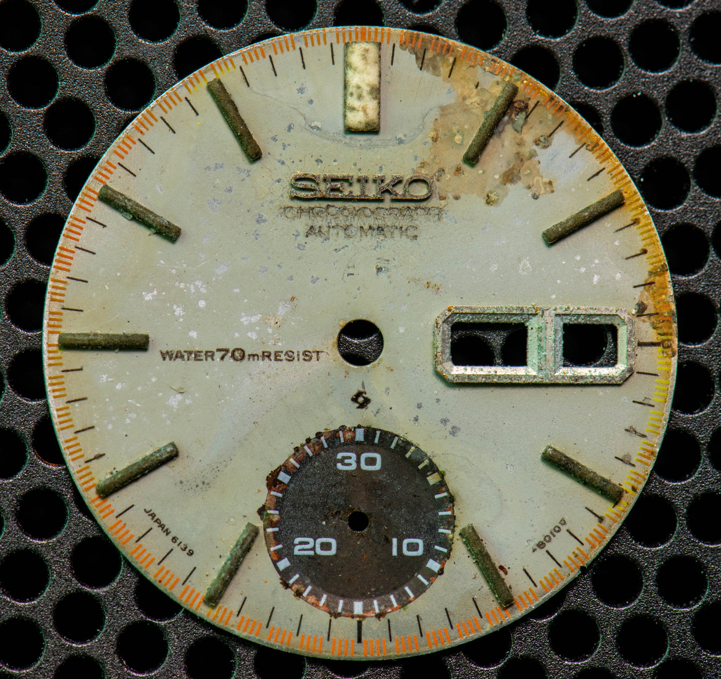 Seiko 6139B Dial, Original, Fair Cond.