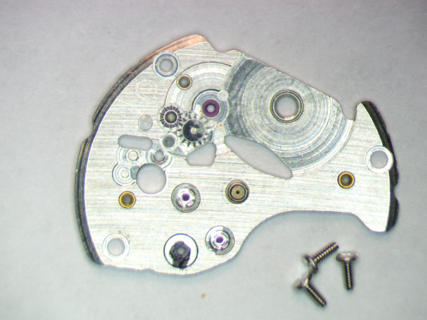 Seiko NH39A 114183 Barrel and train wheel bridge w/screws