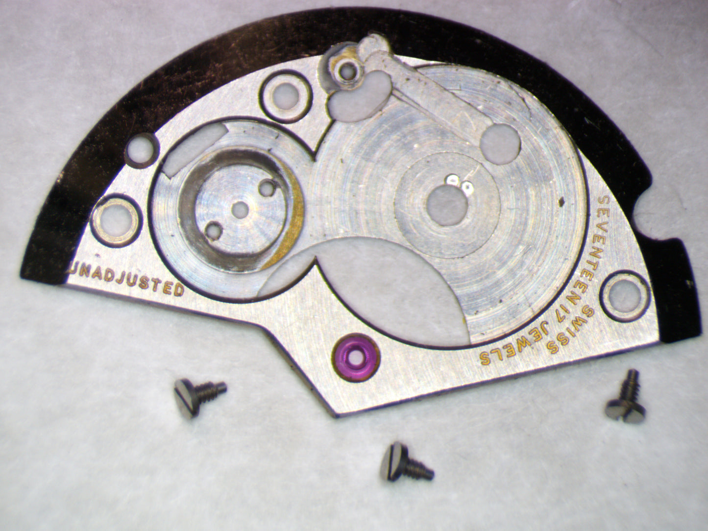 Zodiac 55 Peseux 330 0105 Barrel Bridge w/screws