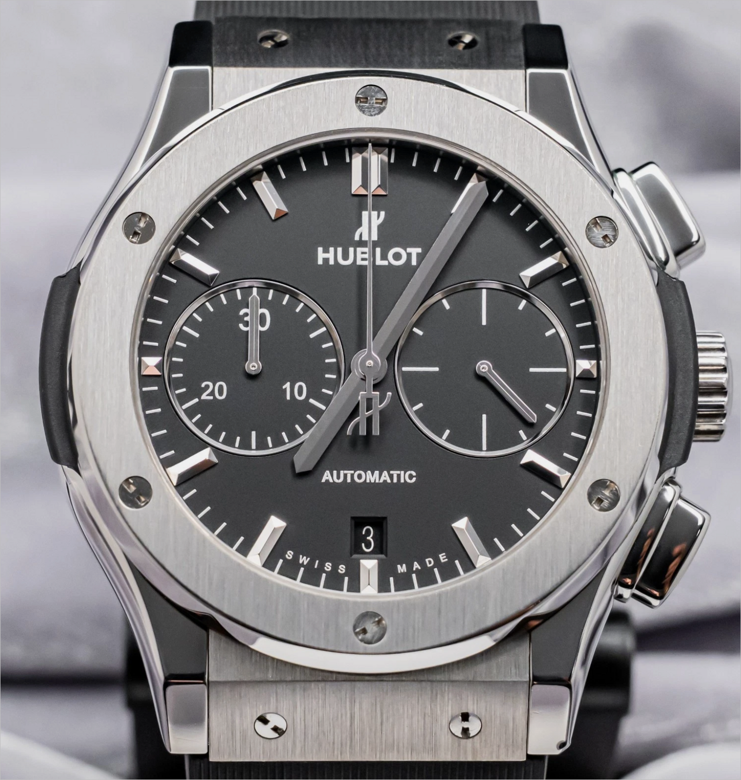 Hublot Classic Fusion Chronograph Titanium 45mm Rubber Automatic 521.NX.1171.RX