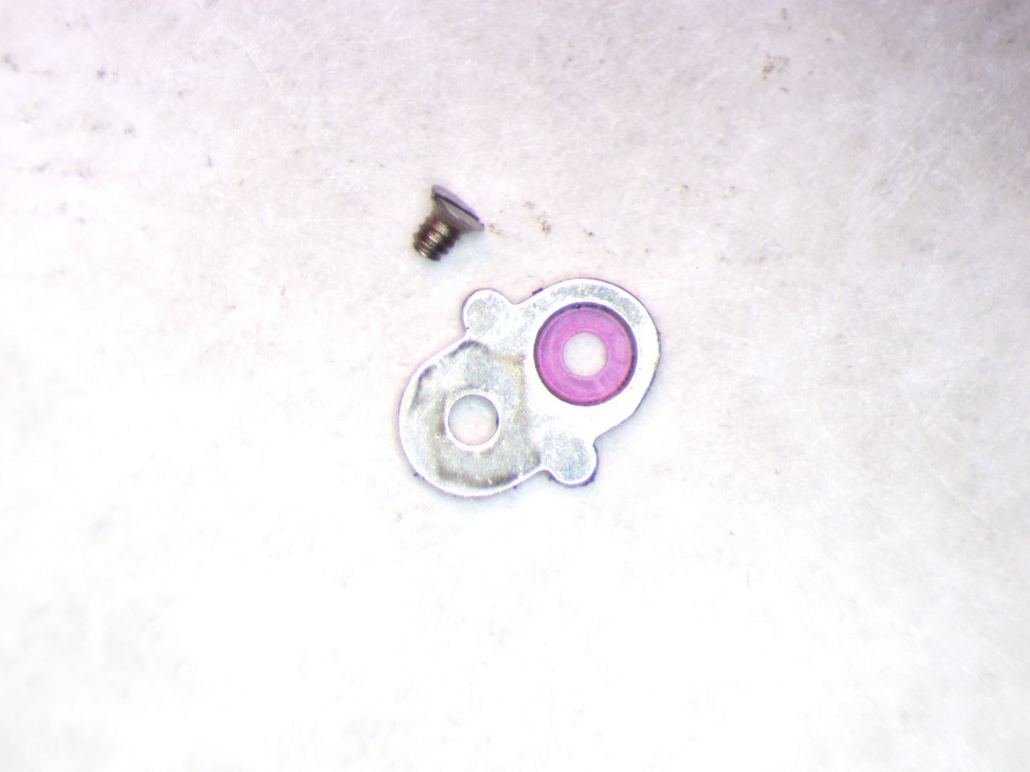 Wyler WM29 ETA1100 0330 Lower cap jewel with end-piece w/screw