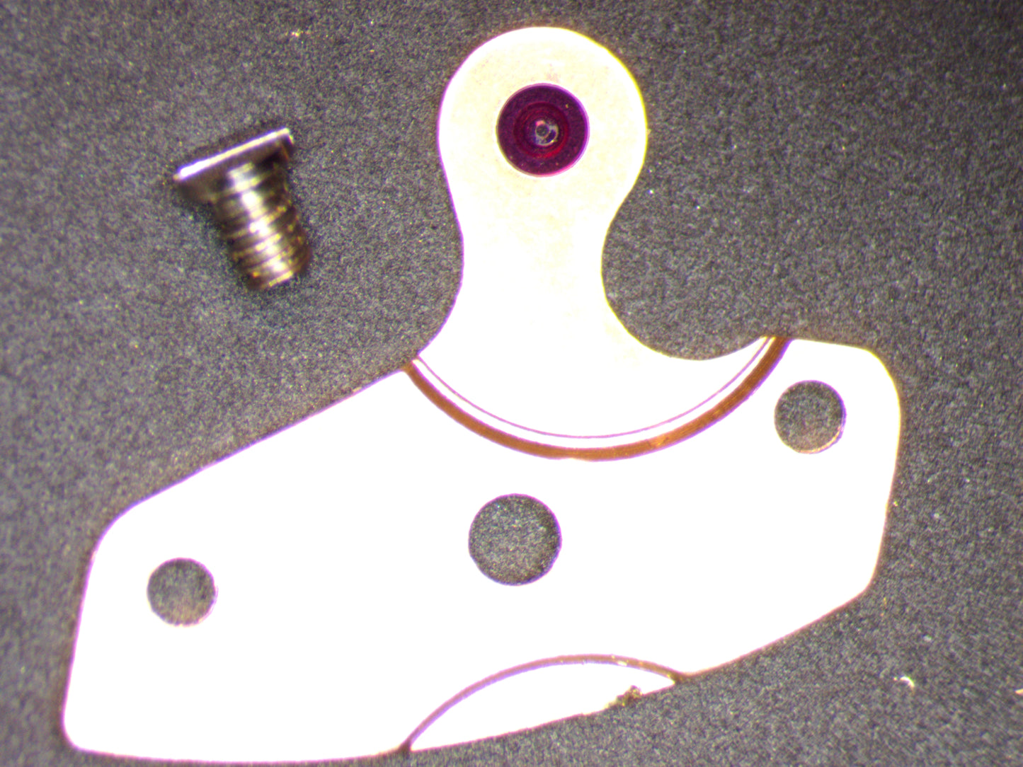 Benrus DN2F ETA 1281 0125 Pallet Bridge/Cock