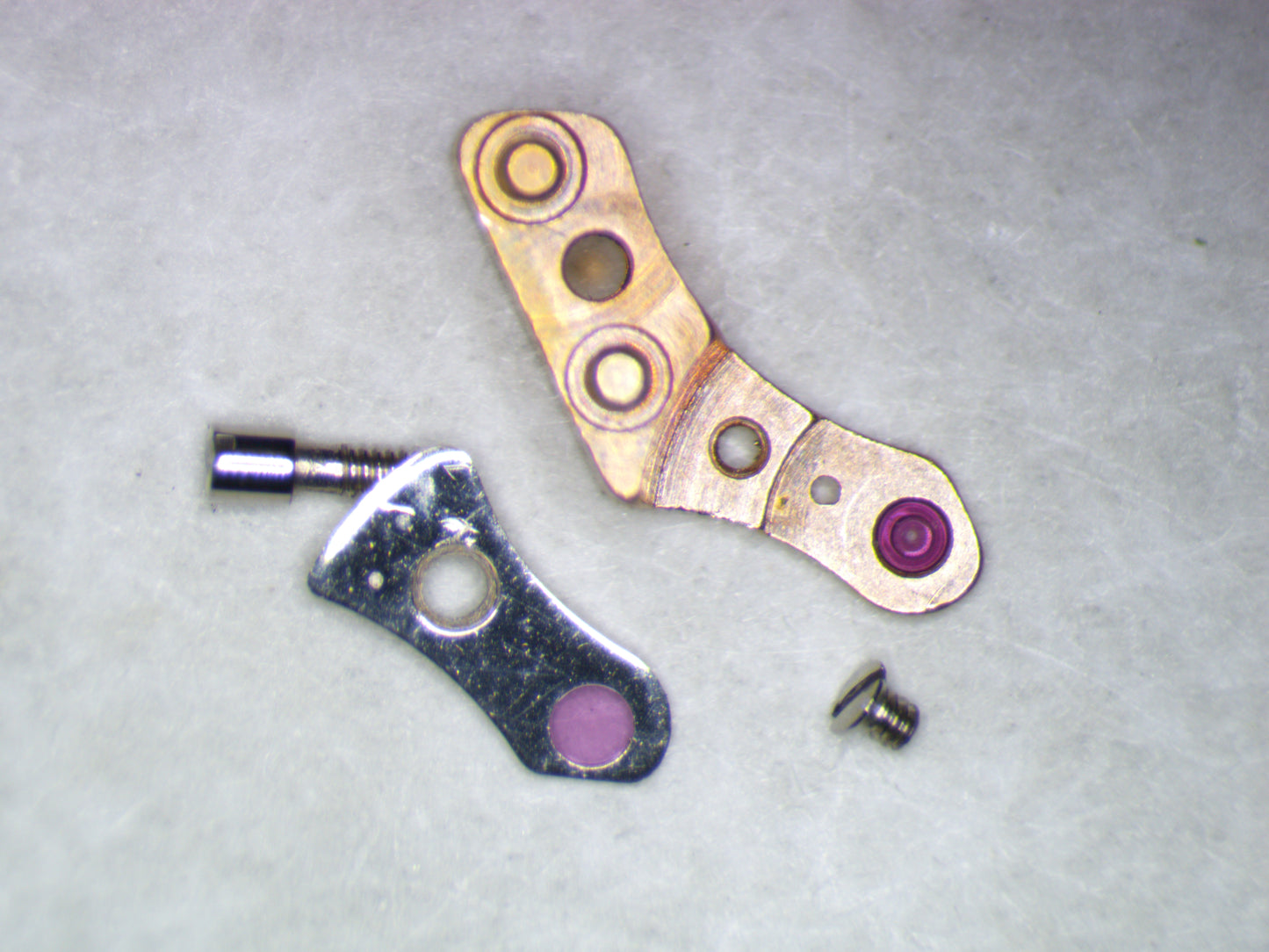 Wittnauer 3W2 Escape wheel cock/bridge w/screws