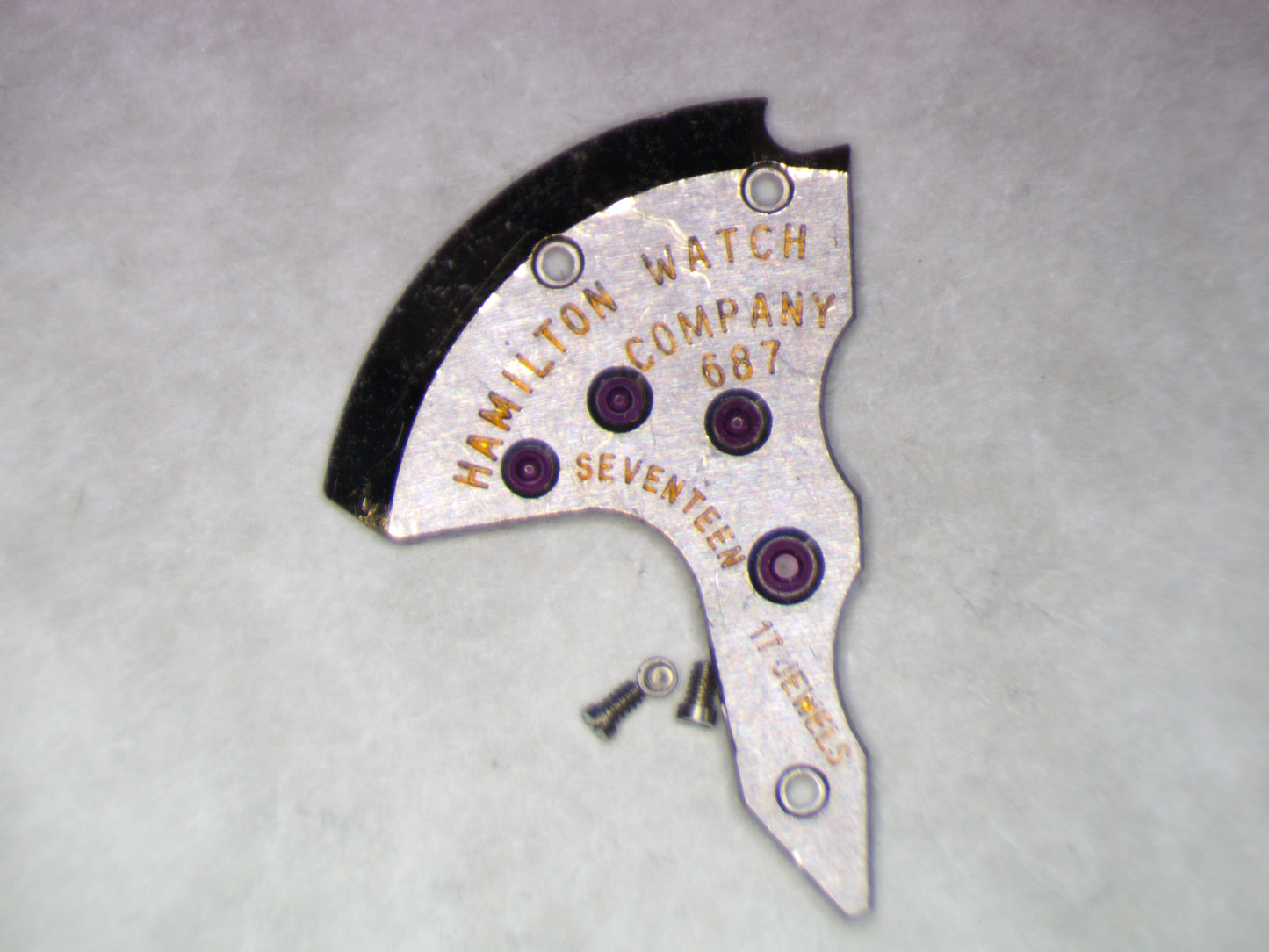 Hamilton 687 0110 Train Wheel Bridge w/screws