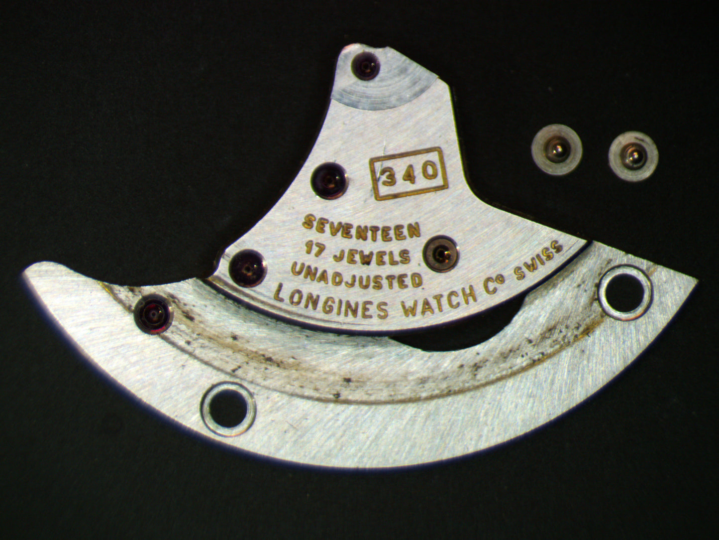 Longines 340 0110 Train Wheel Bridge w/screws