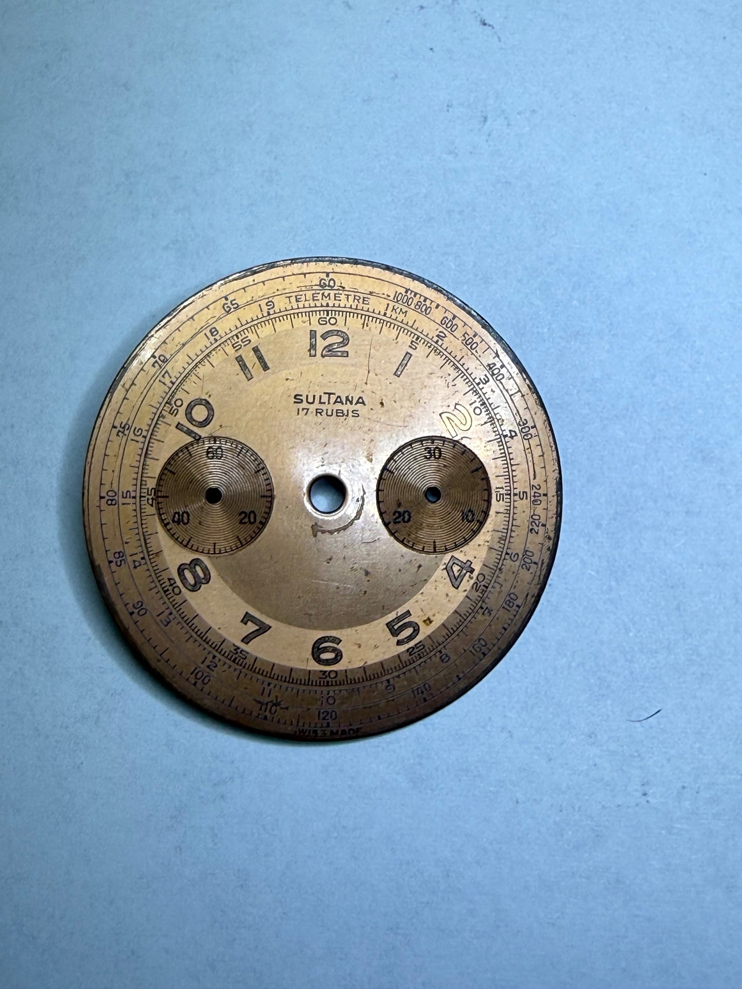 Landeron 48 Sultana Dial, 34.0mm