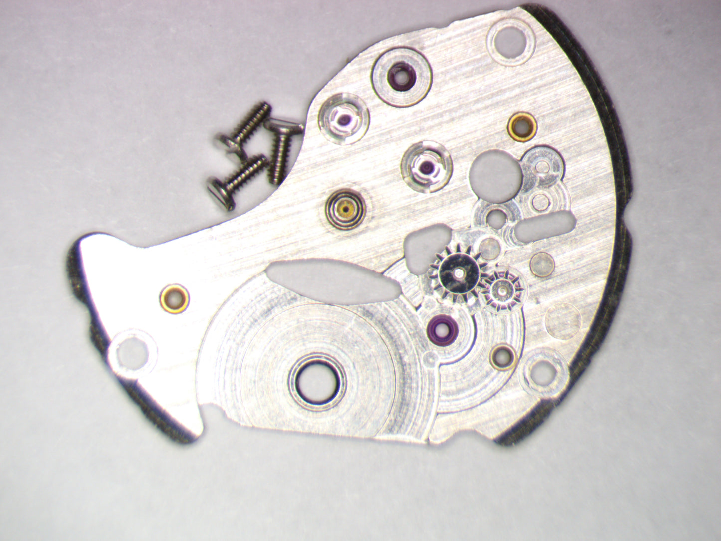 Seiko 4R36 0114183 Barrel and train wheel bridge w/screws