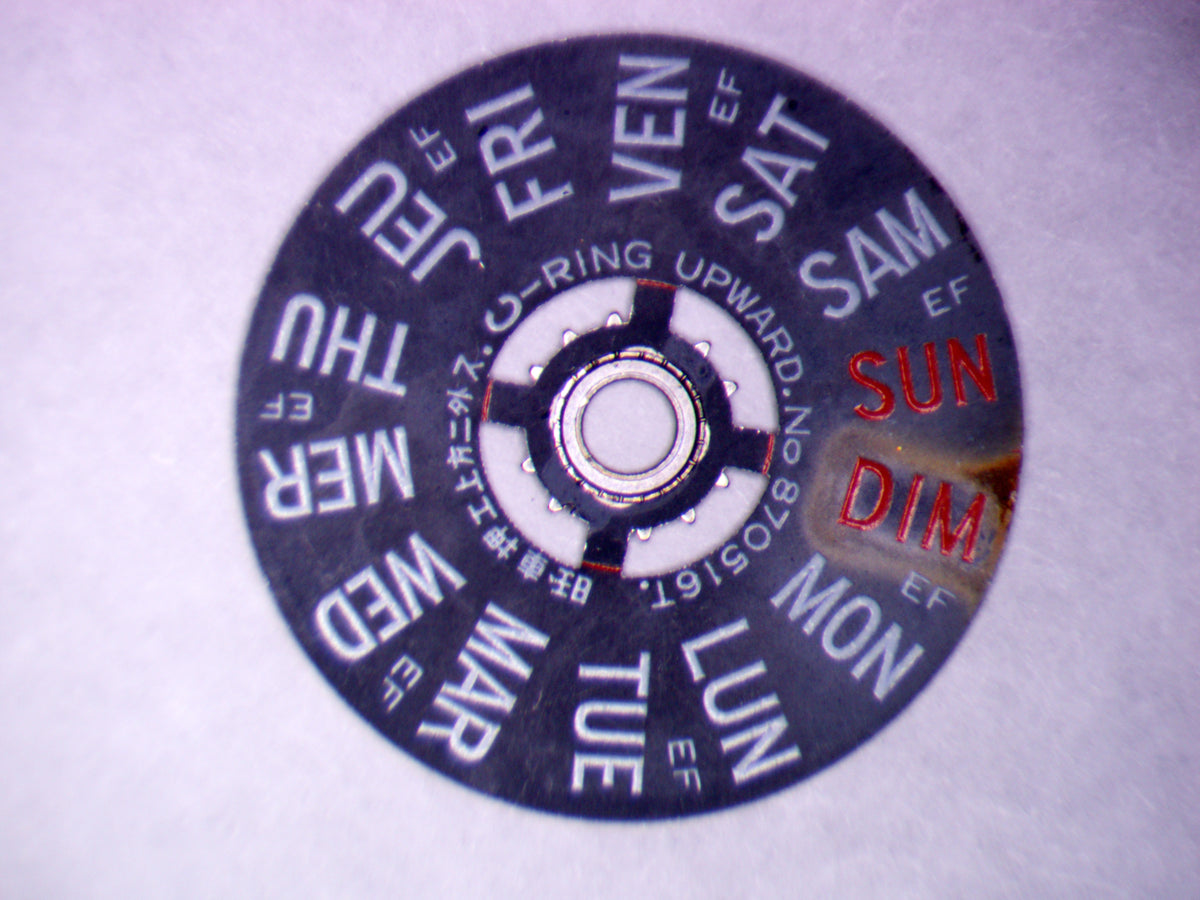 Seiko 6139A/B 870516 Day star with dial disk EF