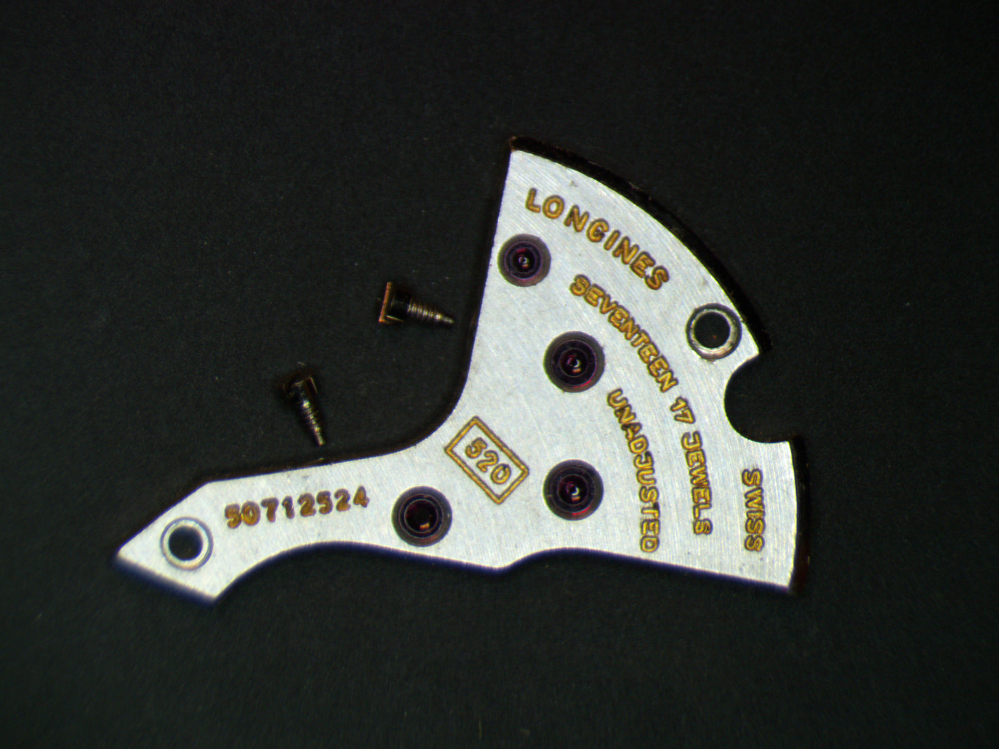 Longines 520 0110 Train Wheel Bridge w/screws