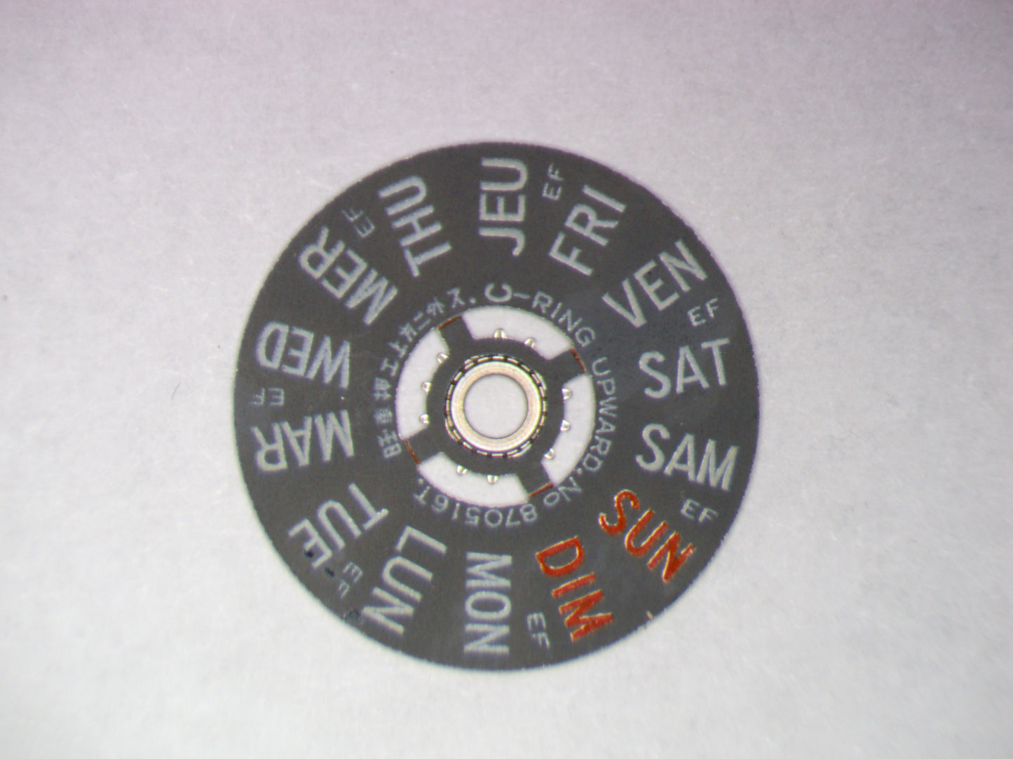 Seiko 6139B 870516 Day star with dial disk EF