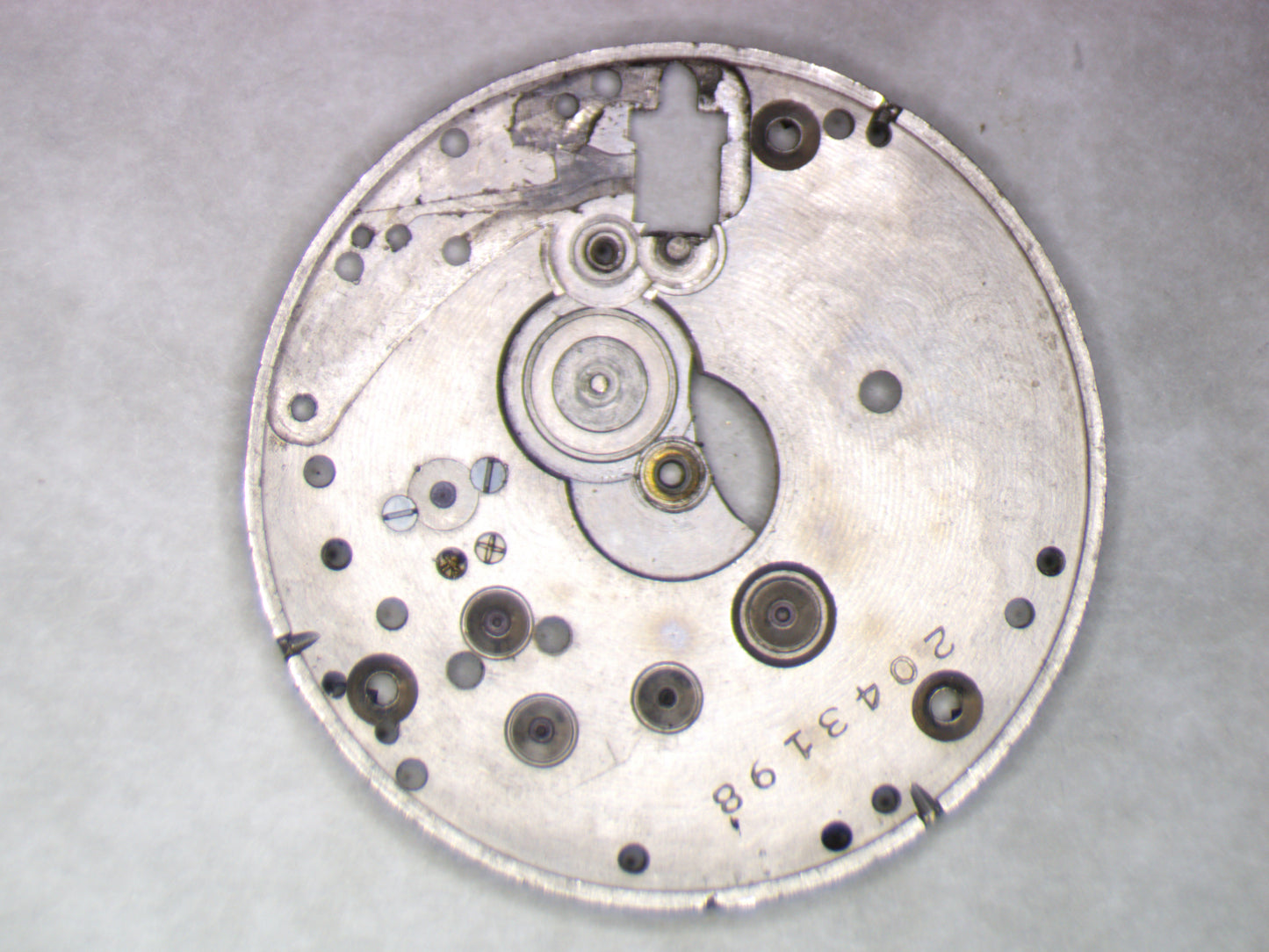 Hamilton 986 0100 Main Plate