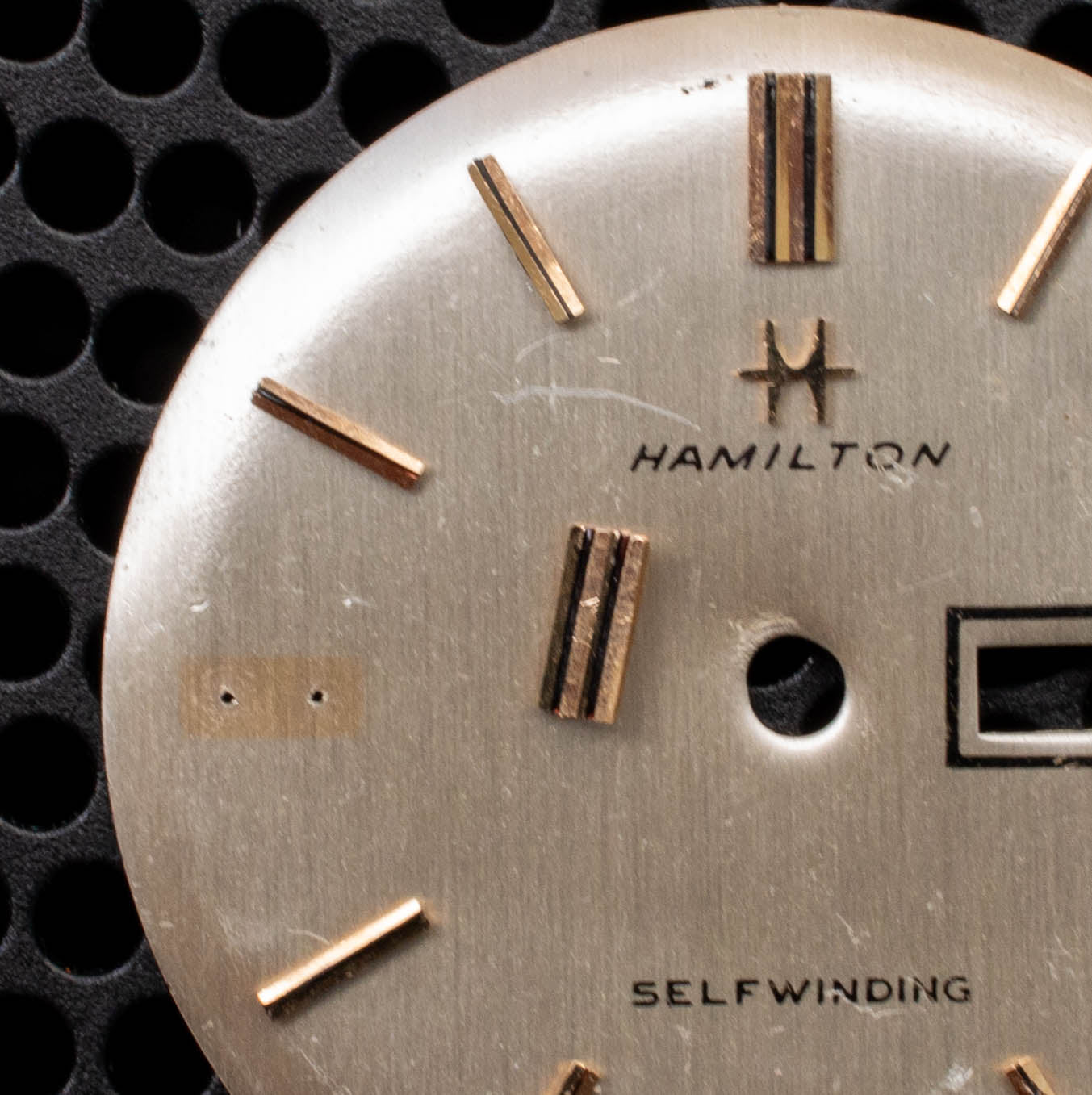 Hamilton 825 ETA 2789 Dial 28.3mm, bent, loose 9