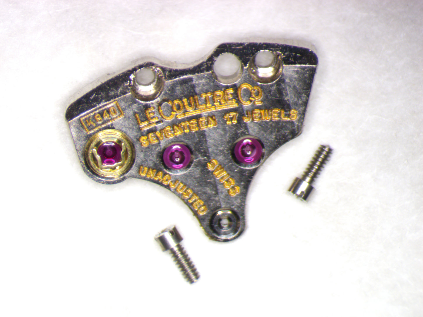 LeCoultre K840 0110 Train Wheel Bridge w/screws