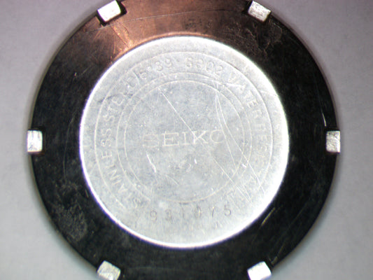 Seiko 6139B 8002 Watch case back, original