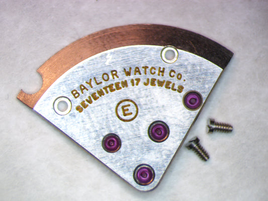 ETA 2391 0110 Baylor Watch Co. Train Wheel Bridge w/screws