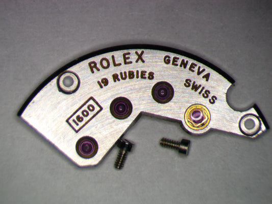 Rolex 1600 1802 Train Wheel Bridge w/screws