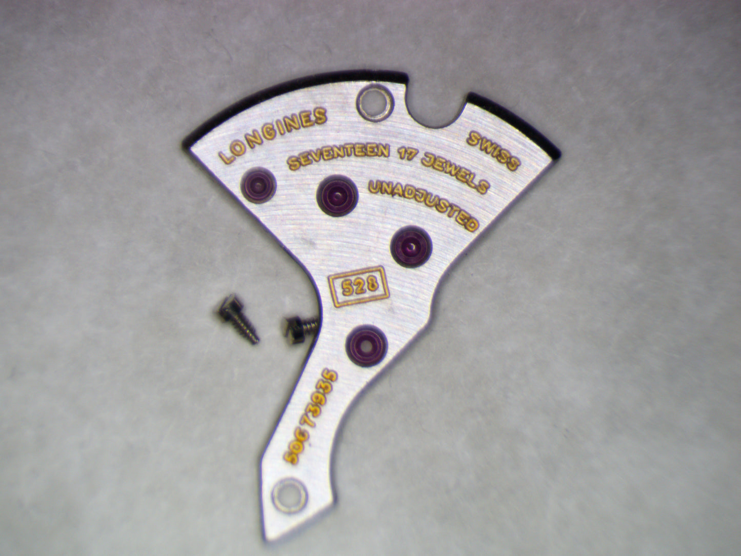Longines 528 0110 Train Wheel Bridge w/screws