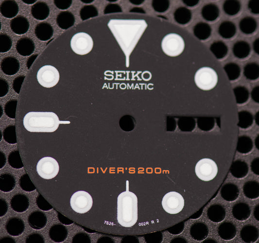 Seiko NH36 Aftermarket dial 28.5mm Dial, black