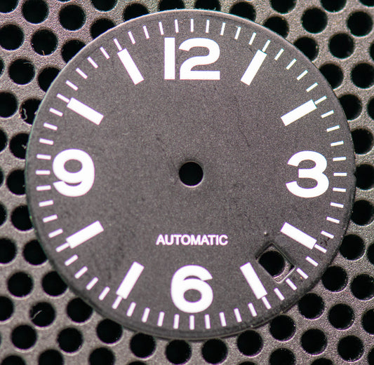 Seiko NH34/35 Aftermarket dial 28.5mm Dial, black