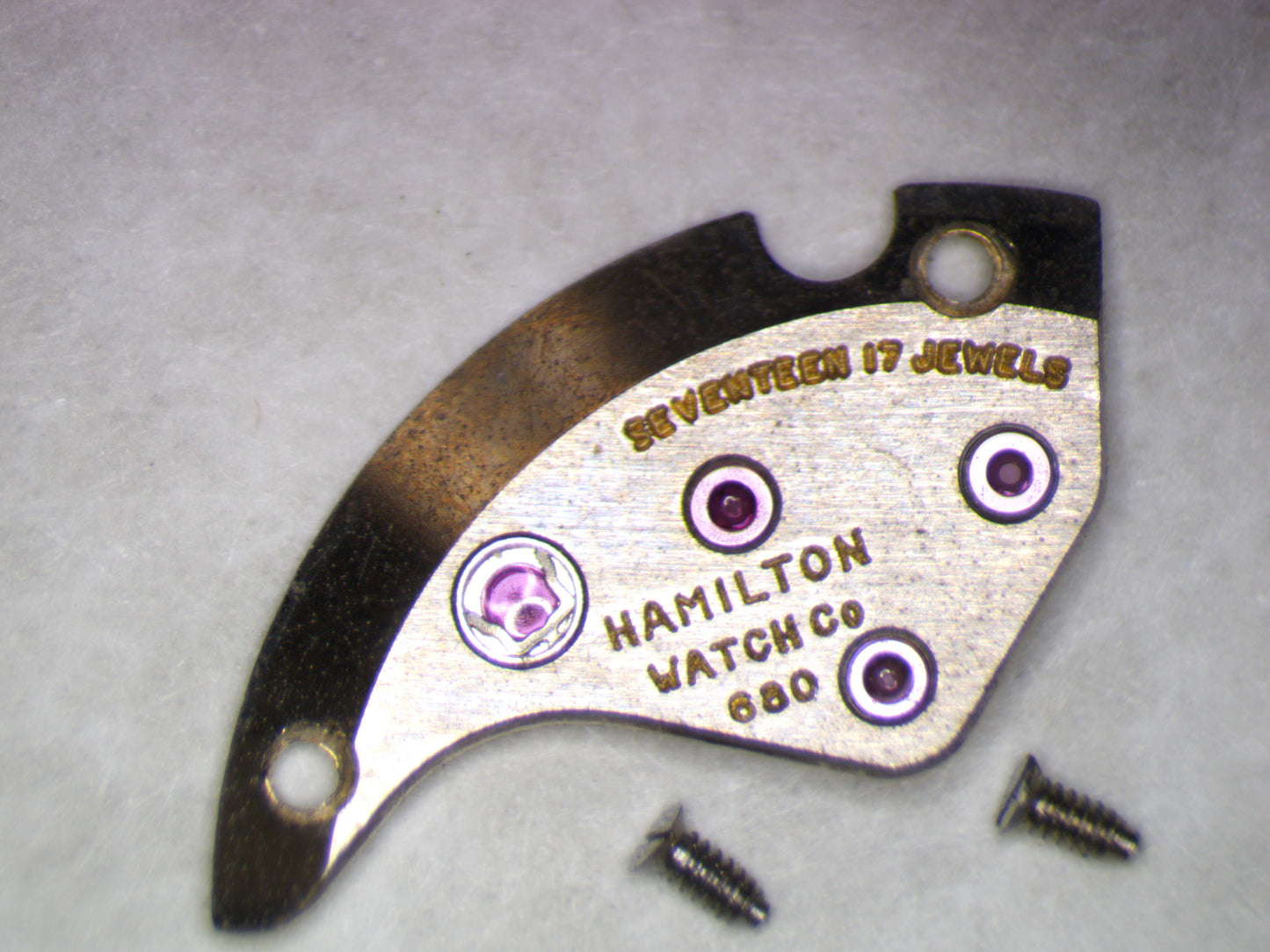 Hamilton 680 0110 Train Wheel Bridge w/screws