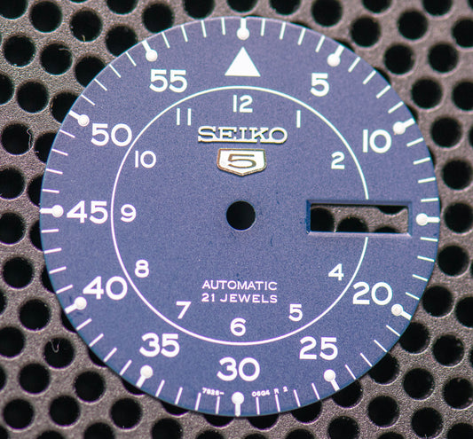 Seiko NH36 Aftermarket dial 28.5mm Dial, blue