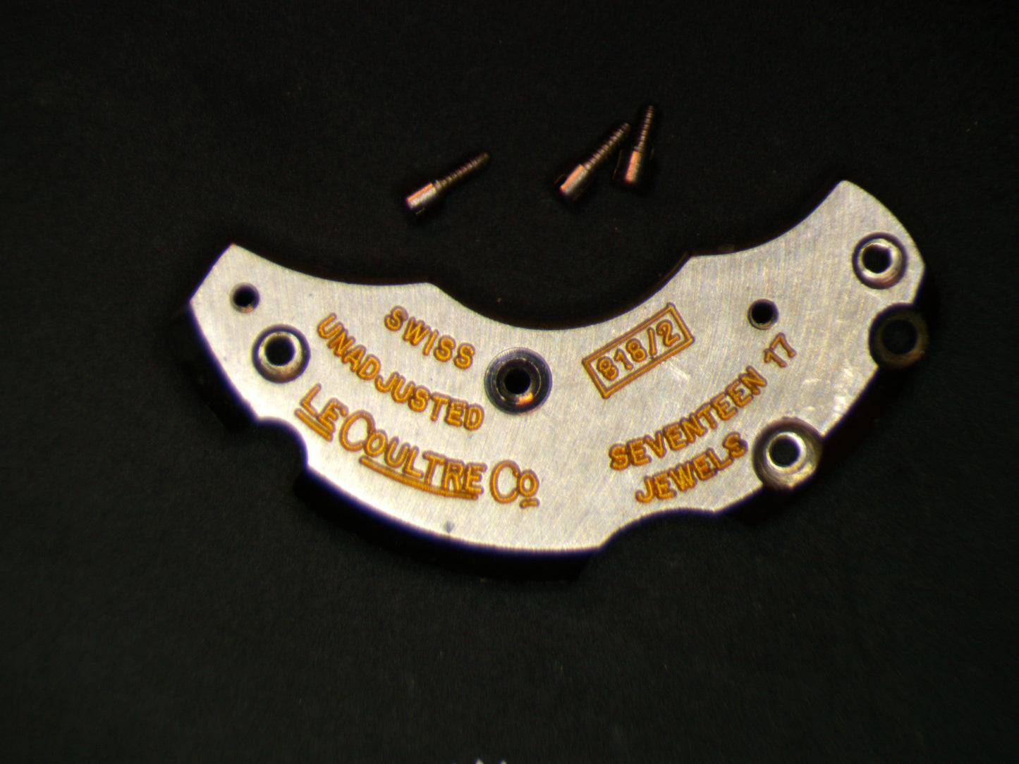 LeCoultre 818/2 0105 Barrel Bridge w/screws