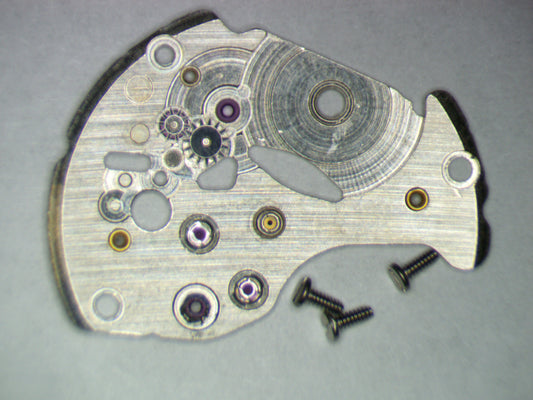 Seiko NH70A 114283 Barrel and train wheel bridge w/screws