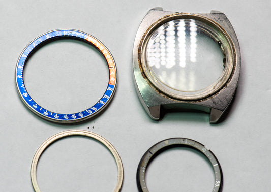 Seiko 6139B 8002 Watch case, w/crystal, original