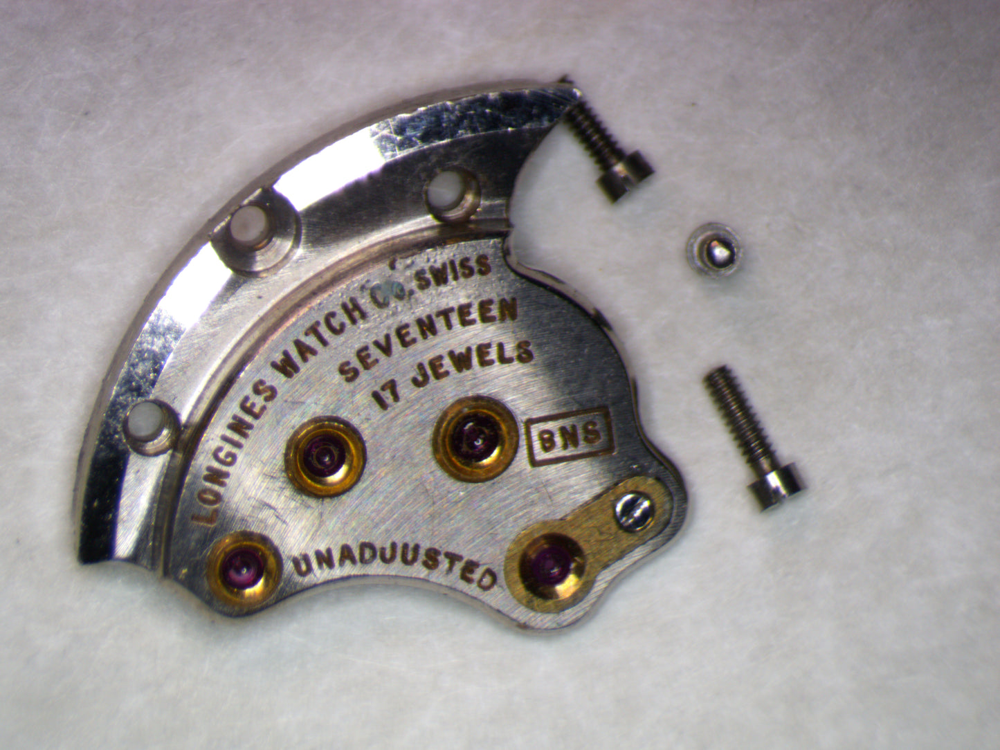 Longines 8NS 0110 Train Wheel Bridge w/screws