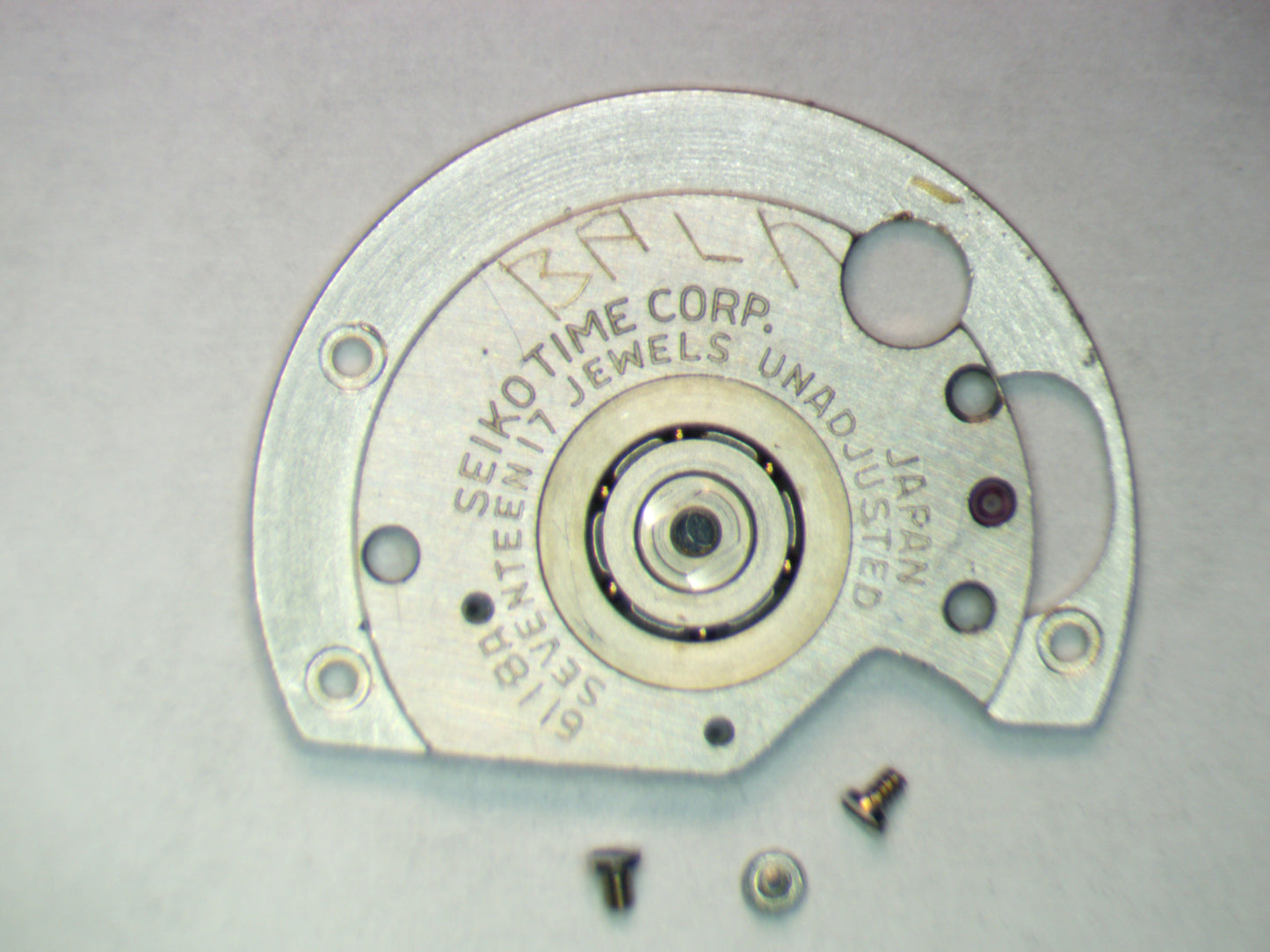 Seiko 6118A 193620 Automatic Device Framework w/screws