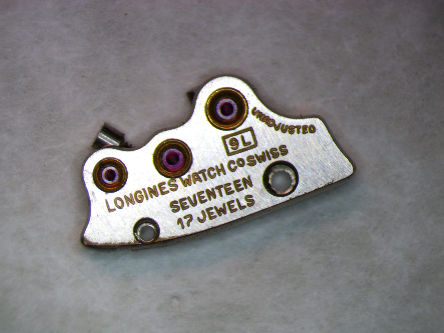 Longines 9L 0110 Train Wheel Bridge w/screws