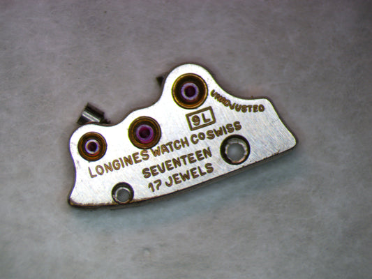 Longines 9L 0110 Train Wheel Bridge w/screws