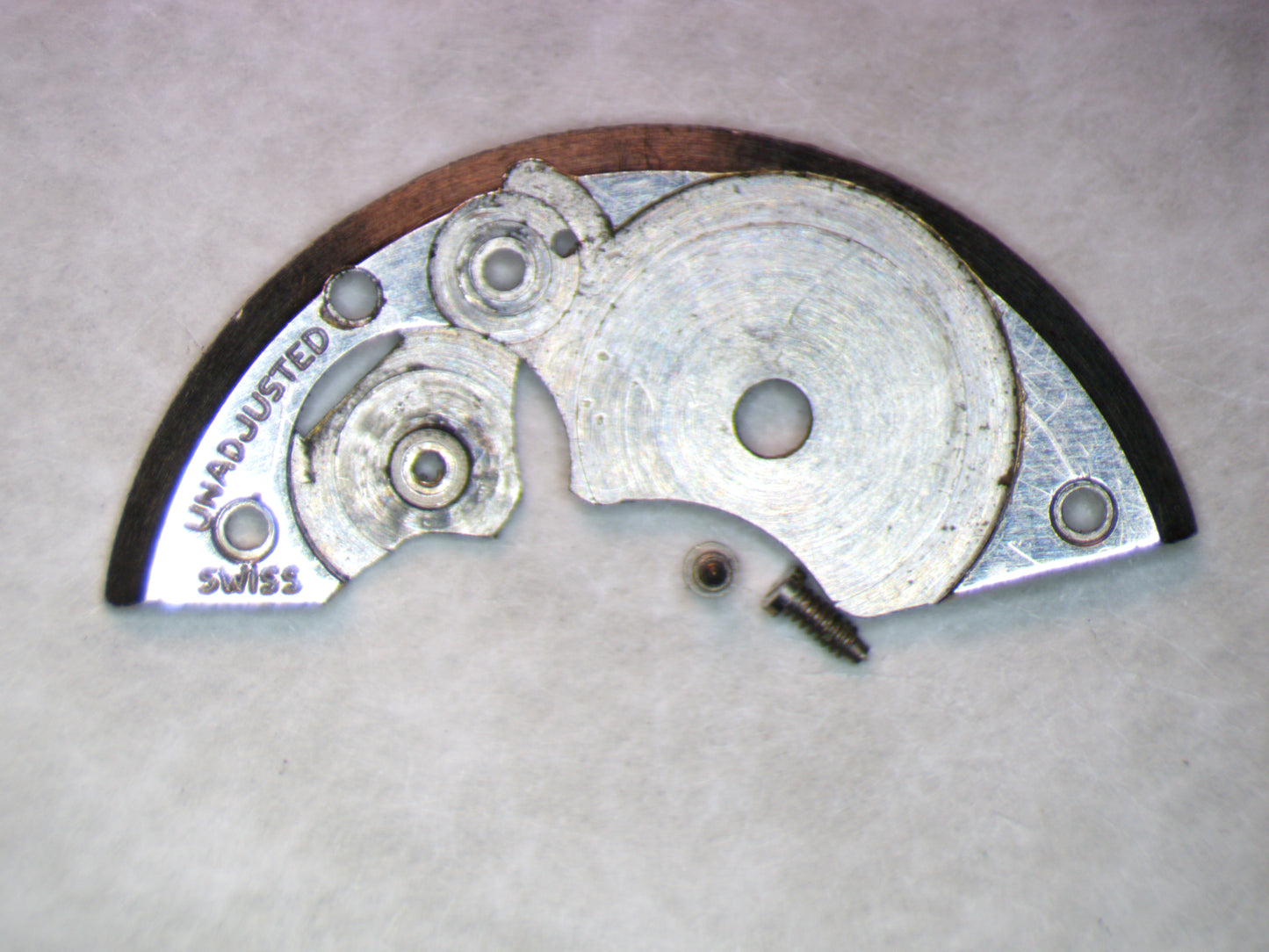 Benrus BH14 ETA 1080 0105 Barrel Bridge w/screws