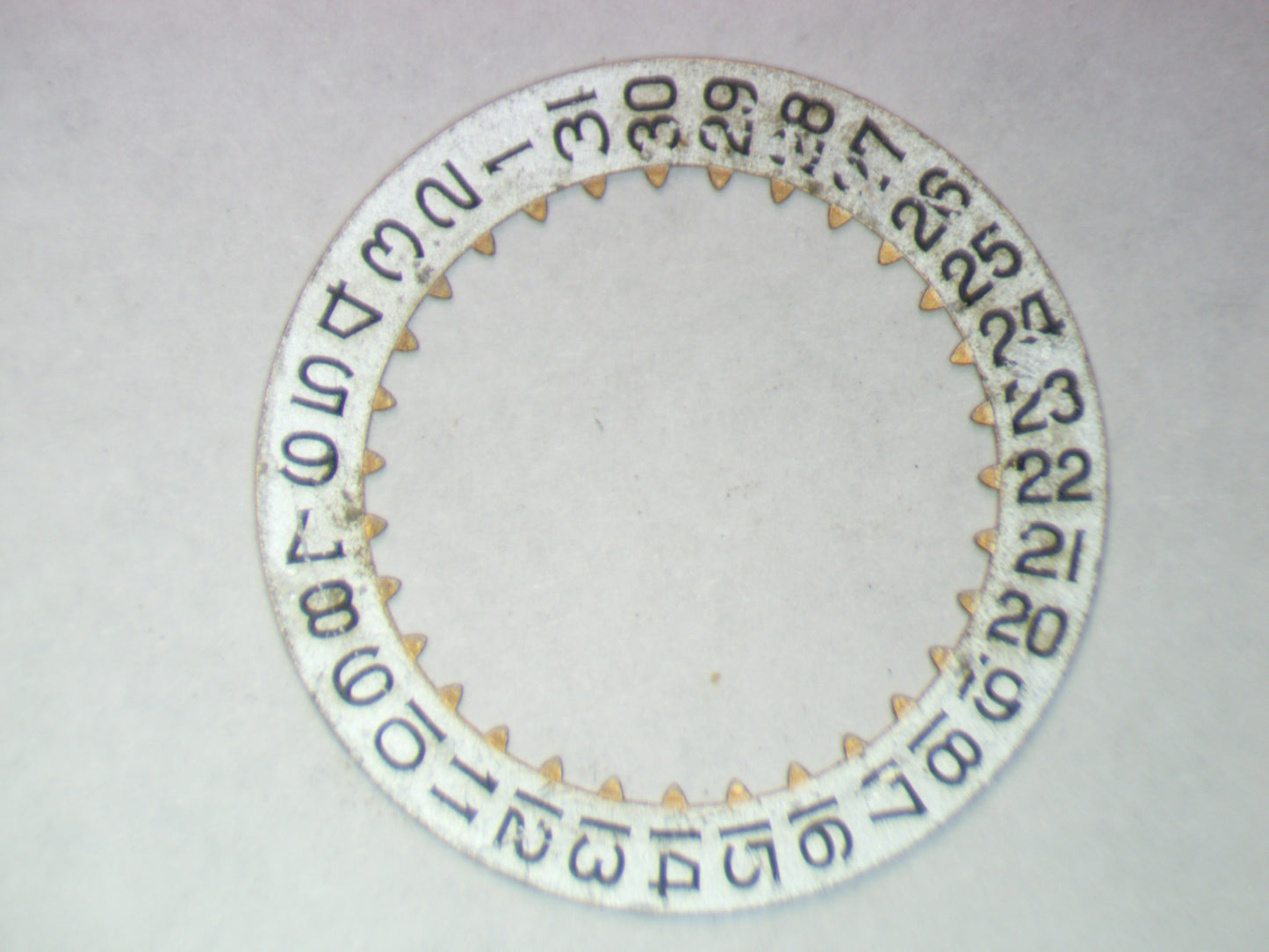 Omega 1012 1580 Date indicator
