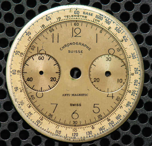 Landeron 51 Chronographe Swiss Dial 32.3mm