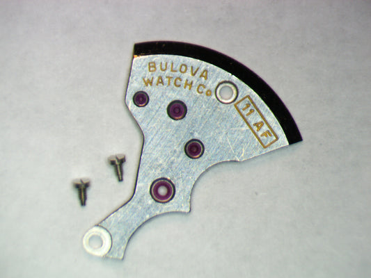 Bulova 11AF 0110 Train Wheel Bridge w/screws