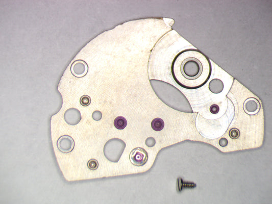 Seiko 6119B 112521 Barrel and train wheel bridge w/screw