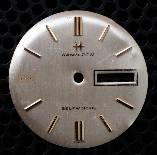 Hamilton 825 ETA 2789 Dial 28.3mm, bent, loose 9